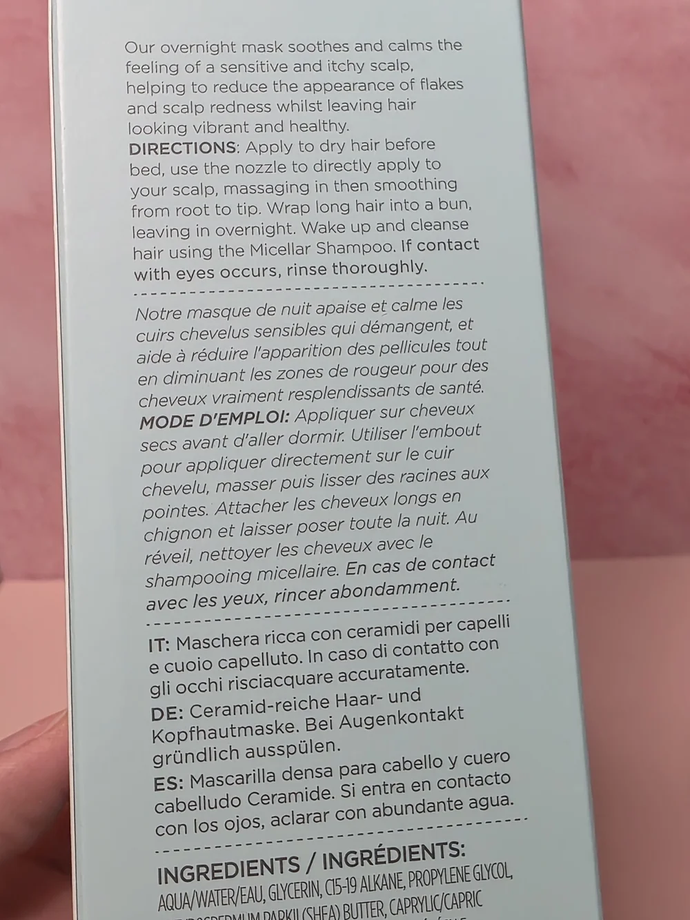 Grow Gorgeous Sensitive Ceramide-Rich Hair & Scalp Mask